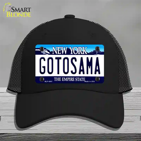 Gotosama New York Novelty License Plate Hat Mesh / Black