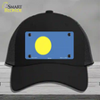 Palau Flag Novelty License Plate Hat Mesh / Black