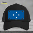 Micronesia Flag Novelty License Plate Hat Mesh / Black