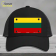 Lithuania Flag Novelty License Plate Hat Mesh / Black