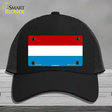 Luxembourg Flag Novelty License Plate Hat Mesh / Black