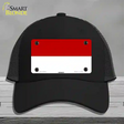 Monaco-C Flag Novelty License Plate Hat Mesh / Black