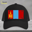 Mongolia Flag Novelty License Plate Hat Mesh / Black