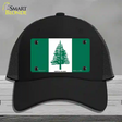 Norfolk Islands Flag Novelty License Plate Hat Mesh / Black