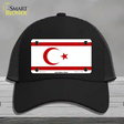 Northern Cyprus Flag Novelty License Plate Hat Mesh / Black