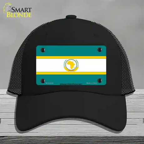 Organization African Unity Flag Novelty License Plate Hat Mesh / Black