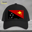 Papua New Guinea Flag Novelty License Plate Hat Mesh / Black