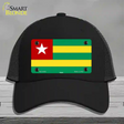 Togo Flag Novelty License Plate Hat Mesh / Black