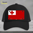 Tonga Flag Novelty License Plate Hat Mesh / Black