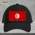 Tunisia Flag Novelty License Plate Hat Mesh / Black