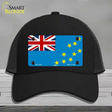 Tuvalu Flag Novelty License Plate Hat Mesh / Black