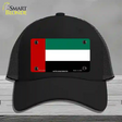 United Arab Emirates Flag Novelty License Plate Hat Mesh / Black