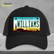 Williams Arizona Novelty License Plate Hat Mesh / Black