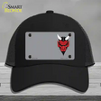 Devil Offset Novelty License Plate Hat Mesh / Black