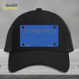 In Loving Memory Blue Novelty License Plate Hat Mesh / Black