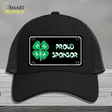 4-H Proud Sponsor Novelty License Plate Hat Mesh / Black