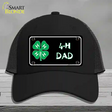 4-H Dad Novelty License Plate Hat Mesh / Black