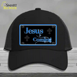 Jesus Is Coming Novelty License Plate Hat Mesh / Black