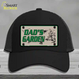 Dads Garden Novelty License Plate Hat Mesh / Black