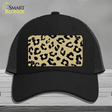 Gold Black Cheetah Novelty License Plate Hat Mesh / Black