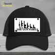 The Gun Family Novelty License Plate Hat Mesh / Black