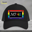 NO H8 Novelty License Plate Hat Mesh / Black