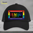 Humans Novelty License Plate Hat Mesh / Black