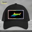 Shark Novelty License Plate Hat Mesh / Black