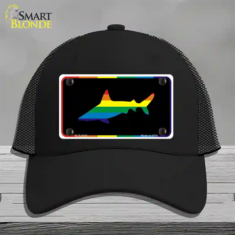 Shark Novelty License Plate Hat Mesh / Black