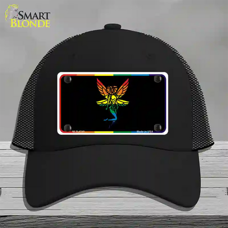 Fairy Novelty License Plate Hat Mesh / Black