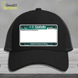 Coahuila Mexico Novelty License Plate Hat Mesh / Black