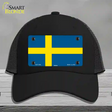 Sweden Flag Novelty License Plate Hat Mesh / Black