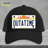 California Outtatime Novelty License Plate Hat Mesh / Black