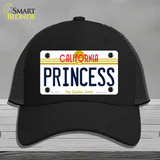 Princess California Novelty License Plate Hat Mesh / Black