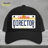 Director California Novelty License Plate Hat Mesh / Black