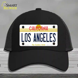 Los Angeles California State Novelty License Plate Hat Mesh / Black