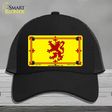 Scotland Lion Flag Novelty License Plate Hat Mesh / Black