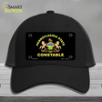 PA Constable Star Seal Novelty License Plate Hat Mesh / Black