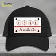 Love Is In The Air Novelty License Plate Hat Mesh / Black