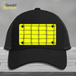 Web Yellow Novelty License Plate Hat Mesh / Black