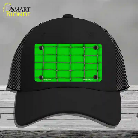 Web Green Novelty License Plate Hat Mesh / Black