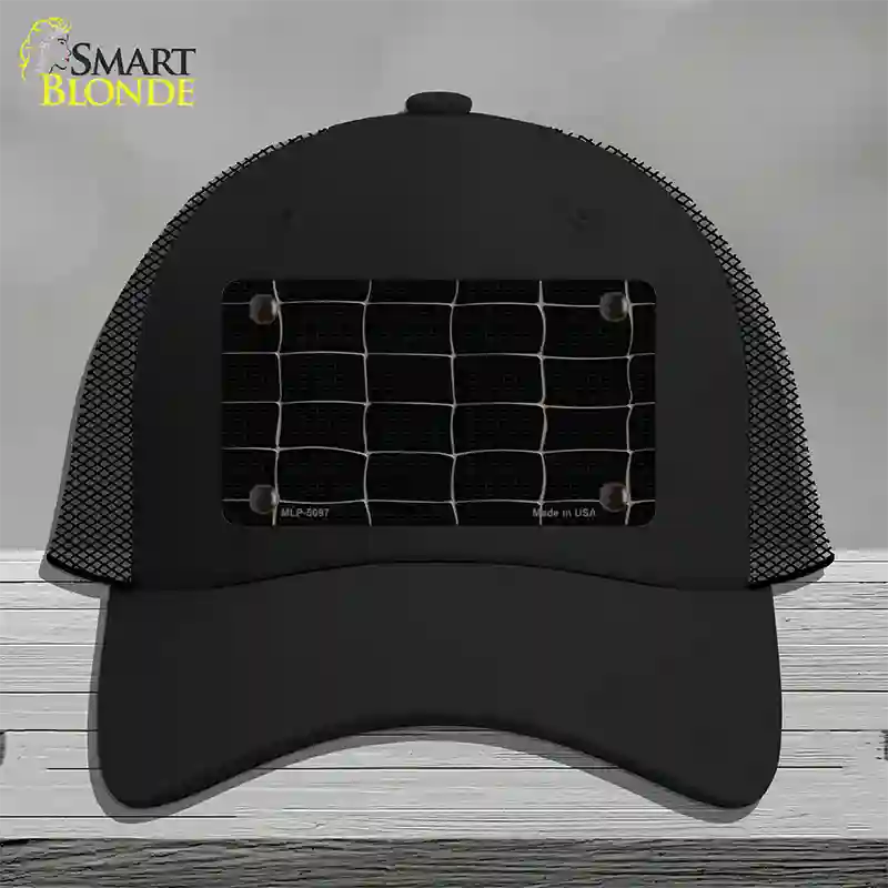 Web Black Novelty License Plate Hat Mesh / Black