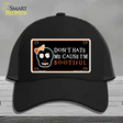 Cause Im Bootiful Novelty License Plate Hat Mesh / Black