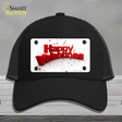 Happy Valentines Novelty License Plate Hat Mesh / Black