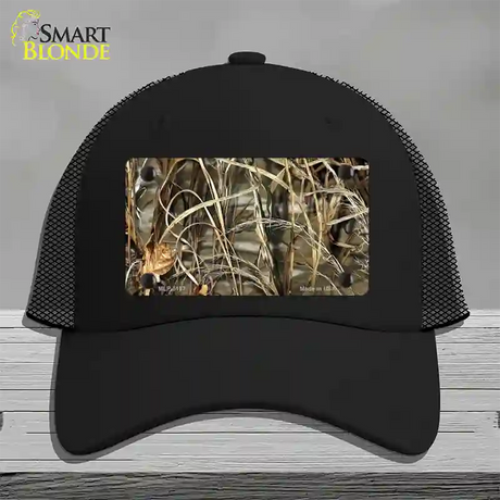 Camo Sticks Novelty License Plate Hat Mesh / Black