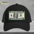 $100 Bill Novelty License Plate Hat Mesh / Black