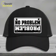 No Problem Novelty License Plate Hat Mesh / Black