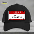 Cutie Novelty License Plate Hat Mesh / Black