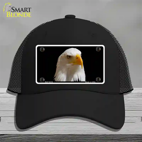 Eagle Novelty License Plate Hat Mesh / Black