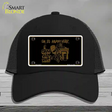 Im So Happy Here Novelty License Plate Hat Mesh / Black